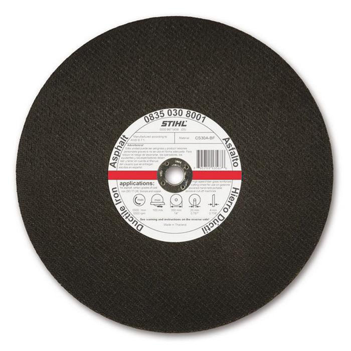 Stihl 14â€ 20 mm Asphalt Ductile Iron Wheel Blade
