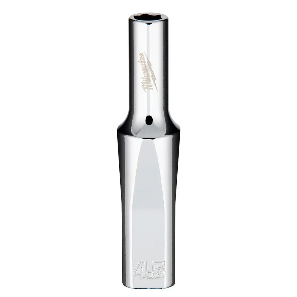 Milwaukee 1/4" Drive 4.5mm Deep 6-Point Chrome Socket 45-34-4011