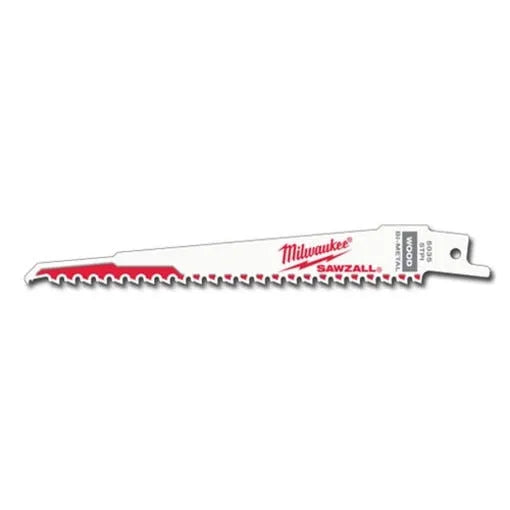 Milwaukee 6" 5 TPI Wood Cutting SawzallÂ® Blades Bulk 100