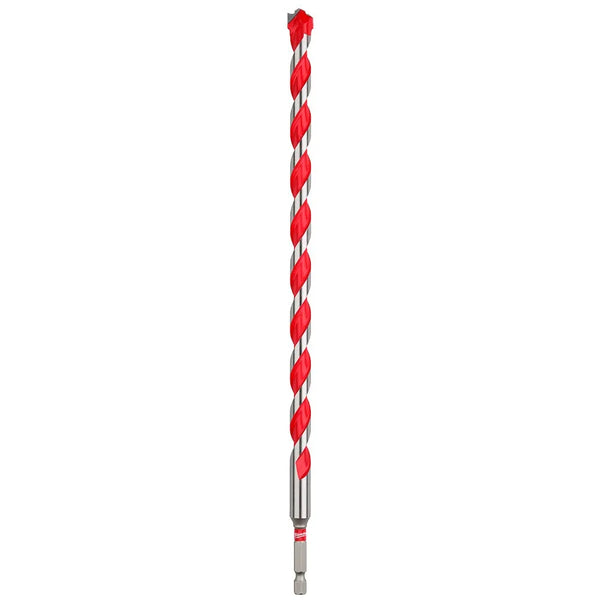 Milwaukee 1/2" x 10" x 12" SHOCKWAVE Impact Duty Carbide Hammer Drill Bit with POWER TIP 48-20-9031