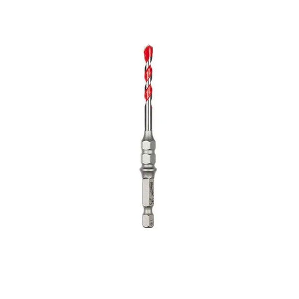 Milwaukee 3/16" x 2" x 4" SHOCKWAVE Impact Duty Carbide Hammer Drill Bit for Concrete Screws 48-20-9094