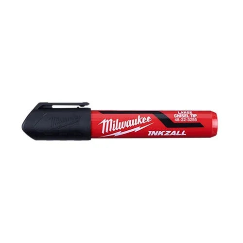 Milwaukee INKZALL Large Black Chisel Tip Marker 48-22-3255