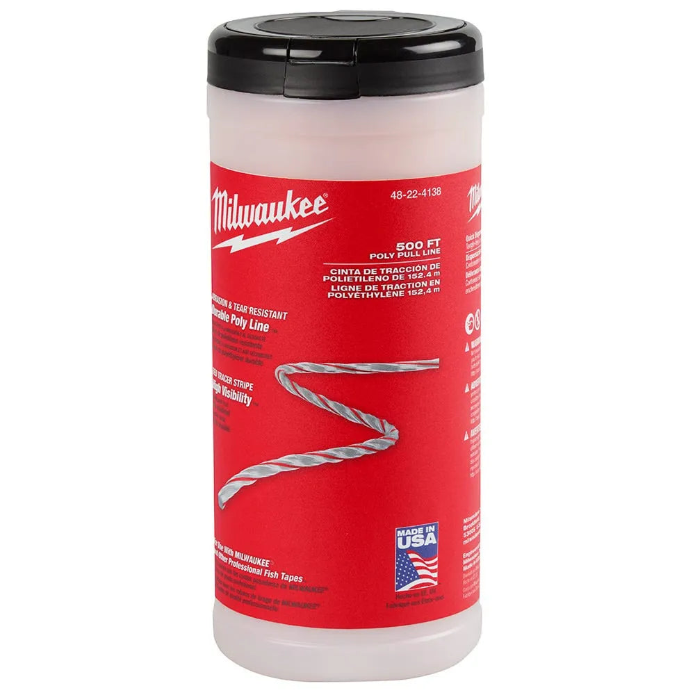 Milwaukee 500' Poly Pull Line 48-22-4138