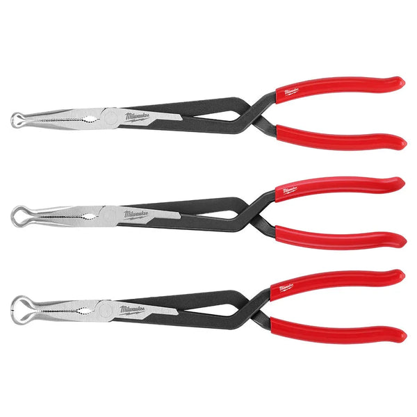 Milwaukee 3PC Long Reach Hose Grip Pliers Set 48-22-6563