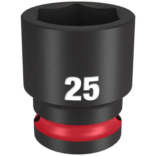 Milwaukee Shockwave Impact Duty 1/2" Drive 25mm Standard 6 Point Socket 49-66-6257