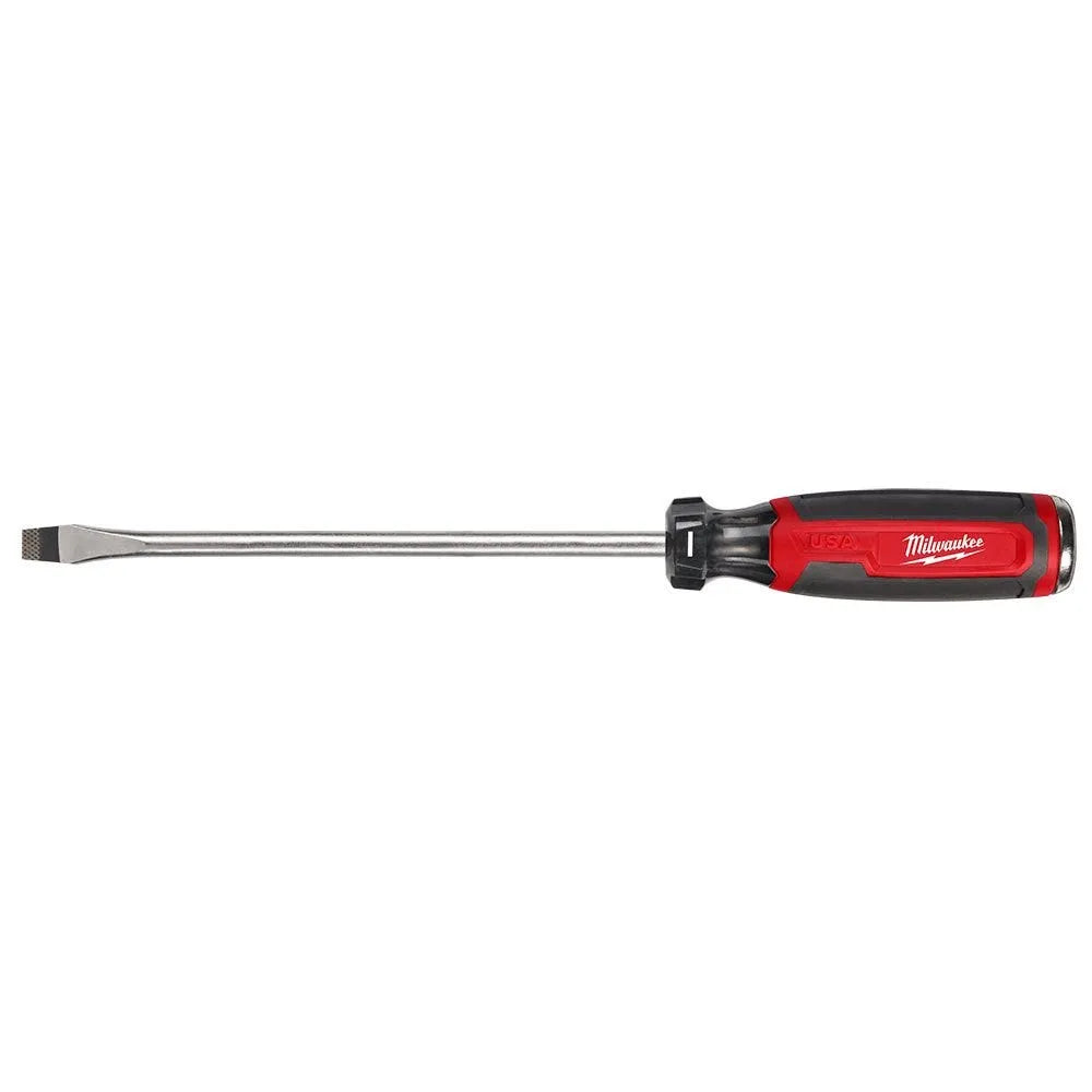 Milwaukee 3/8" Slotted 8" Cushion Grip Demolition Screwdriver (USA) MT210